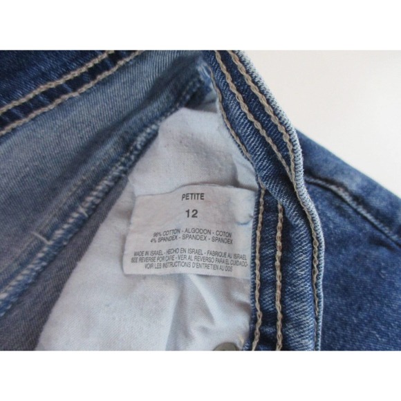 Gloria Vanderbilt Jeans 12P Blue Tapered Leg - Picture 4 of 5